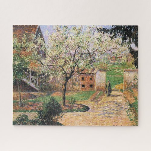 Flowering Plum Tree Eragny Camille Pissarro   Jigsaw Puzzle