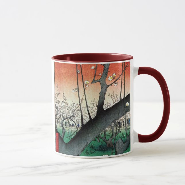 Flowering Plum Tree, Hiroshige Mug (Right)