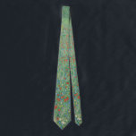 Flowering Poppies - Gustav Klimt Neck Tie<br><div class="desc">Flowering Poppies - Gustav Klimt</div>