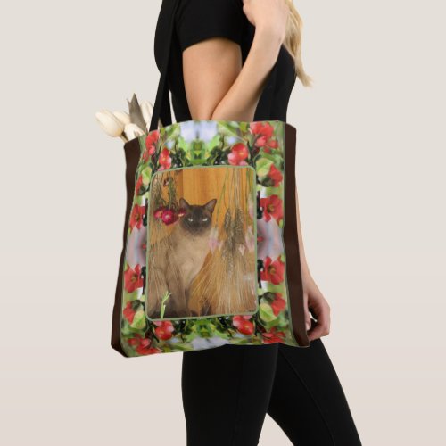 Flowering Quince Blossoms Create Your Own Photo Tote Bag
