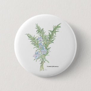 Flowering Rosemary Button