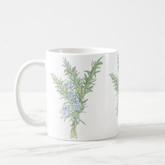 Flowering Rosemary Coffee Mug