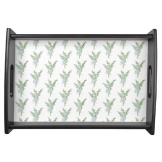Flowering Rosemary Pattern Tray