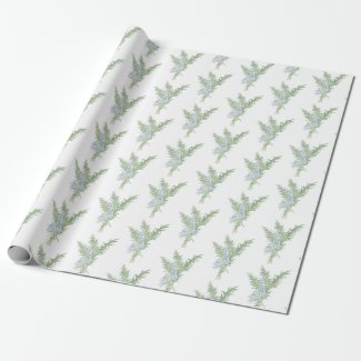 Flowering Rosemary Wrapping Paper