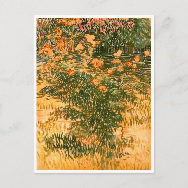 Flowering Shrubs, Vincent van Gogh Postcard (Front)