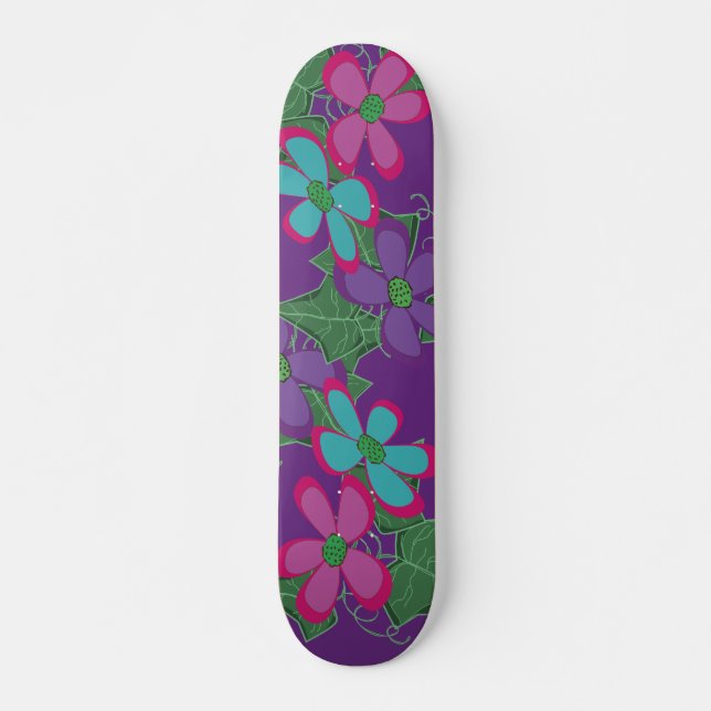 Flowering Skate Skateboard Deck (Front)