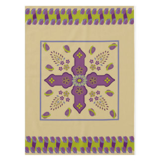 Flowering Spring of Life egg ribbon tablecloth