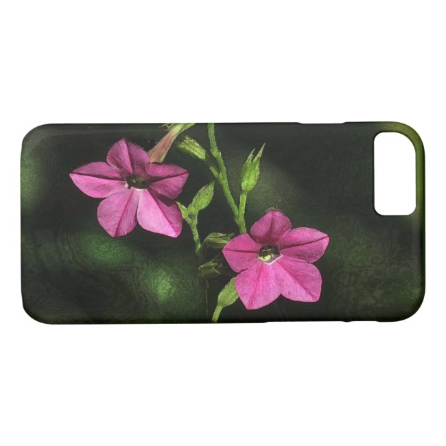 Flowering Tobacco Pink Floral iPhone 8/7 Case