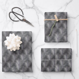 Flowering Tree Abstract Pattern  Wrapping Paper Sheets