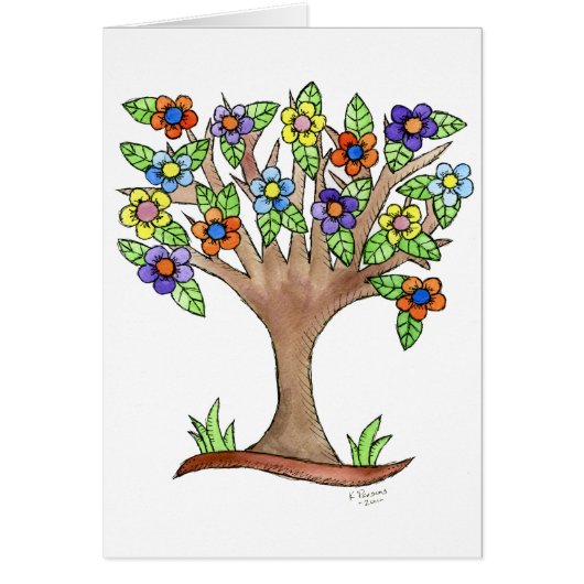 Flowering Tree Cards (Front)