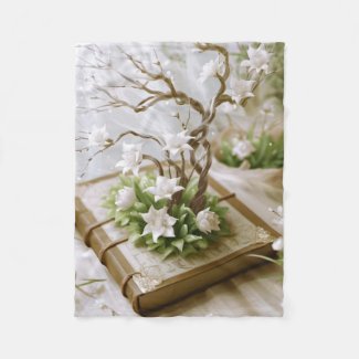 Flowering Tree Growing From a Book