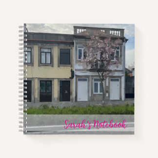 Flowering Tree Spiral Notebook Customizable