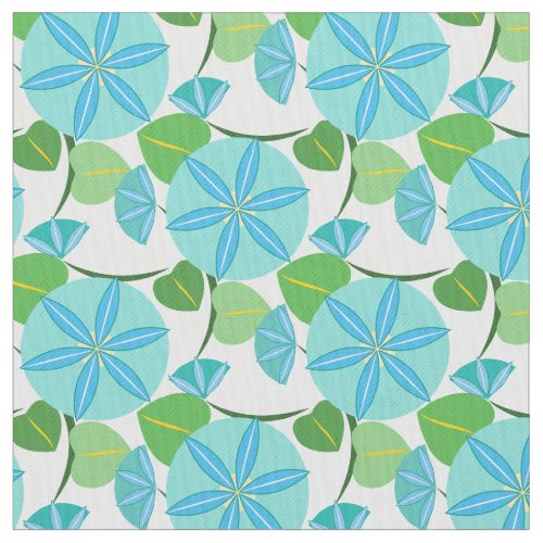 Flowering Vine Abstract Retro Fabric