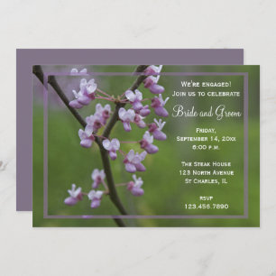 Flowering Wedding Tree Engagement Party Invitation
