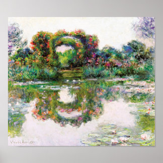 FloweringArches Giverny Claude Monet Impressionism Poster