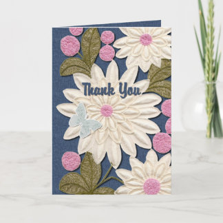 Flowerly Thank You Card