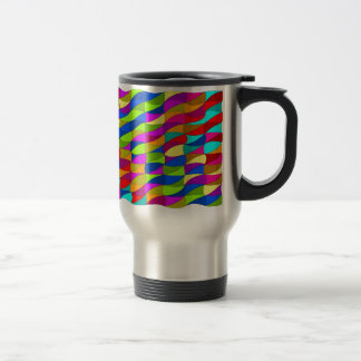 FlowerPower wirres Muster Travel Mug
