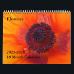 Flowers - 18 Month Calendar<br><div class="desc">Flowers, an 18 month calendar, starting in July 2025. Enjoy bright and colorful blossoms through your year.</div>