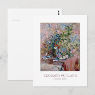 Flowers 1906 by Edouard Vuillard Postcard