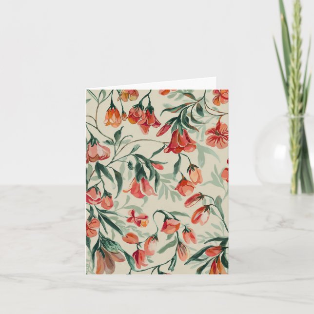 Flowers 1 note card (Front)