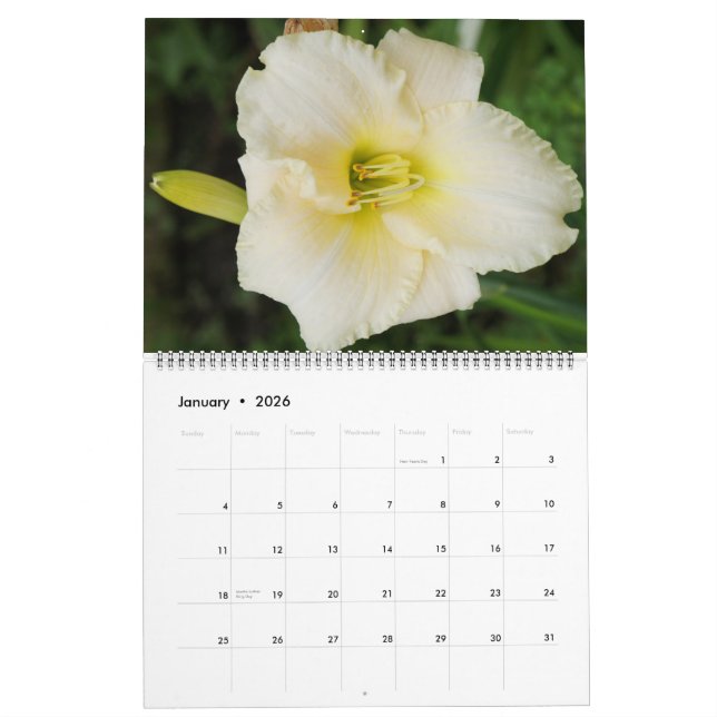 Flowers  2011 calendar (Jan 2026)
