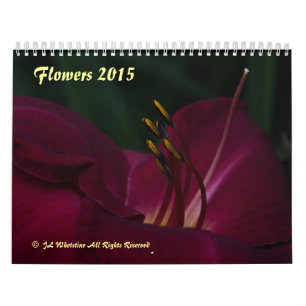Flowers 2015 calendar