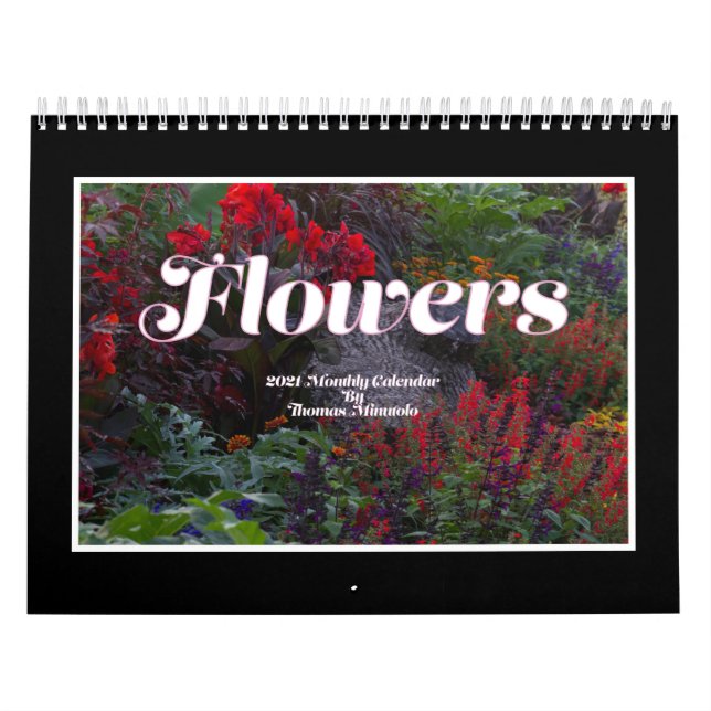 Flowers 2021 Monthly Calendar (Cover)
