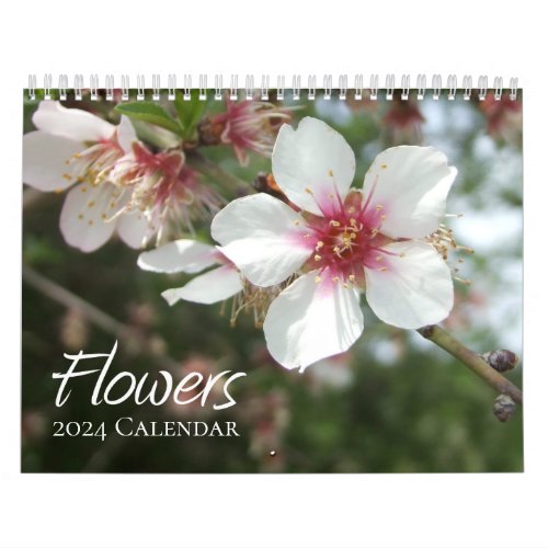 Flowers 2024 Photo Calendar