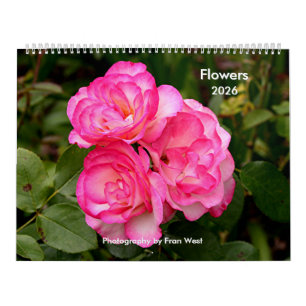 Flowers 2026 calendar