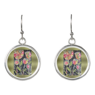 Flowers-3 Earrings
