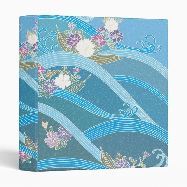 FLOWERS 3 RING BINDER (Front/Spine)