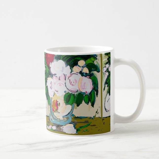Flowers Abstract Coffee Mug (Right)