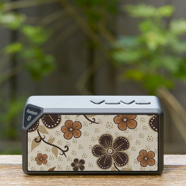 Flowers Abstract Ethnic  Bluetooth Speaker (Insitu(Outdoor))