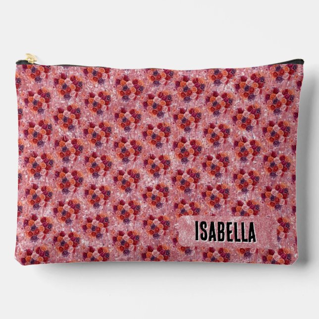 Flowers Accessory Pouch (Front)