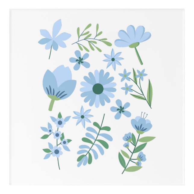 Flowers Acrylic Print (Front)