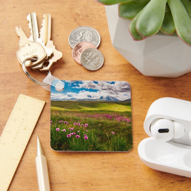 Flowers | Altai Mountains, Siberia, Russia Keychain (Desk)