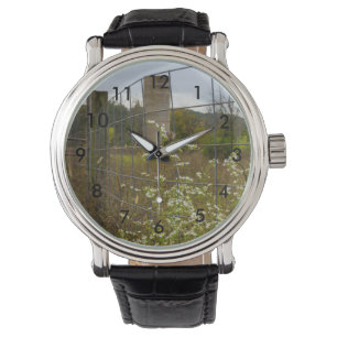 Flowers And A Silo Watch