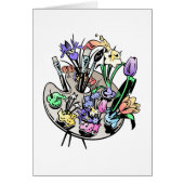 FLowers and Artist Palette (Front)