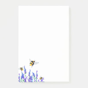 Flowers and Bee Post it Notes