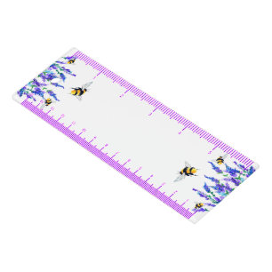 Flowers and Bee Ruler