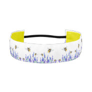Flowers And Bees Athletic Headband at Zazzle