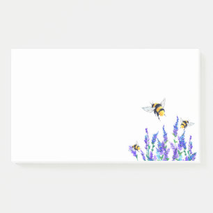 Flowers and Bees Sticky Notes Spring Joy