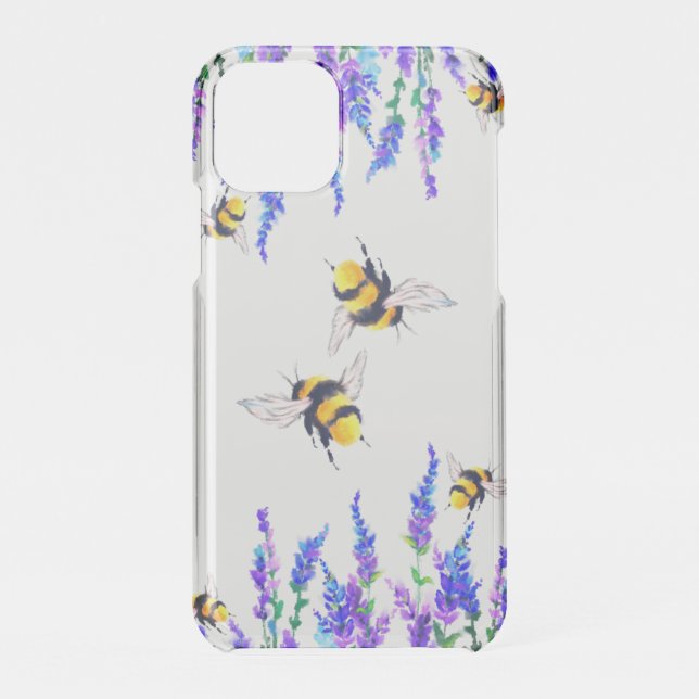 Flowers and Bees Uncommon iPhone Case (Back)