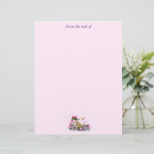 Flowers and Bicycle Stationery