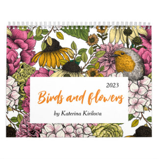Flowers and birds Calendar
