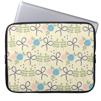 Flowers and Bows Laptop Case