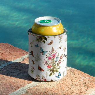 Flowers and butterflies can cooler