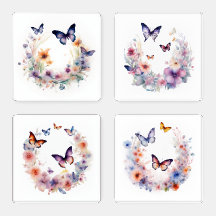 Flowers and Butterflies