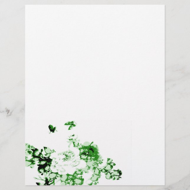 Flowers and Butterflies Flyer (Front)