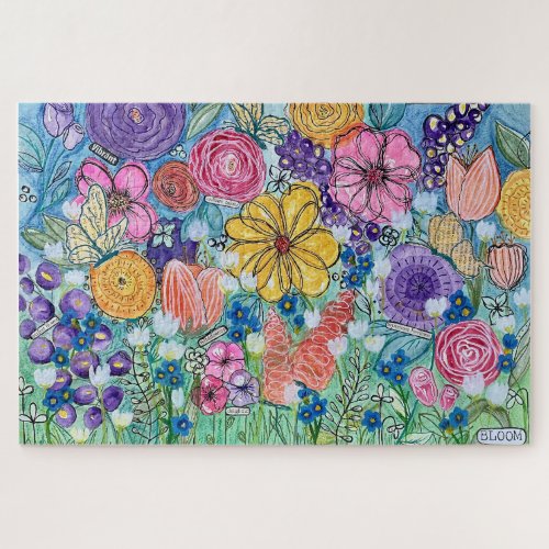 Flowers and Butterflies Jigsaw Puzzle